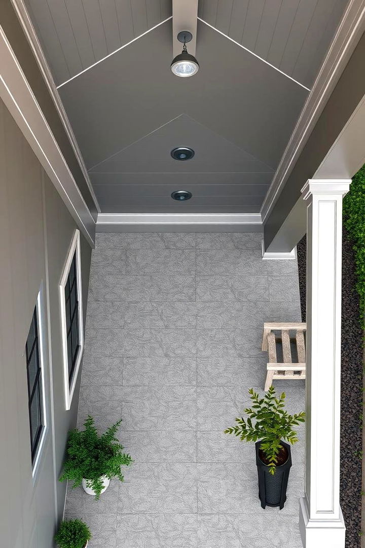 Sleek Silver - 22 Porch Paint Colors