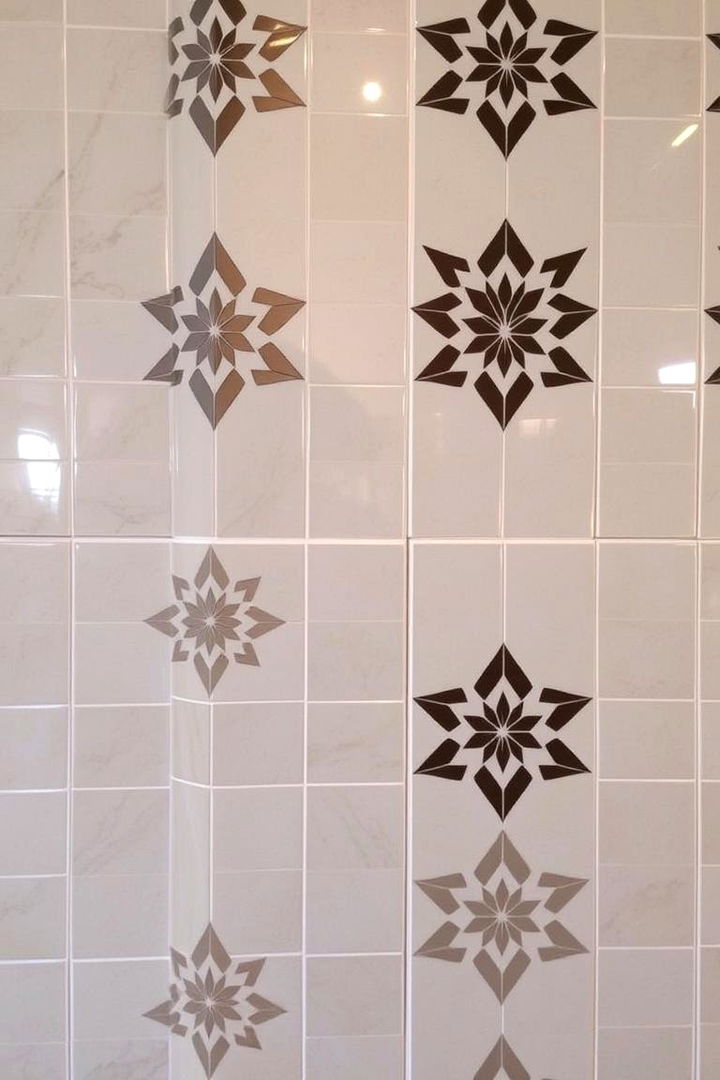 Sleek Tile Patterns - 22 Fireplace Accent Wall Ideas