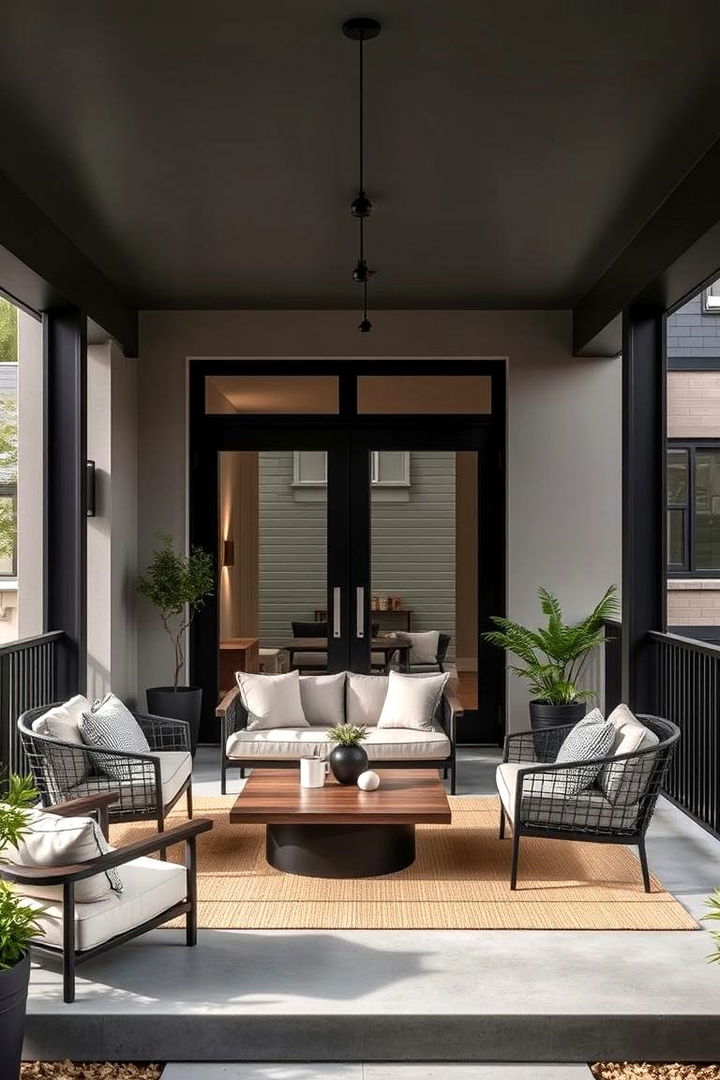 Sleek Urban Escape - 22 Three Season Porch Ideas