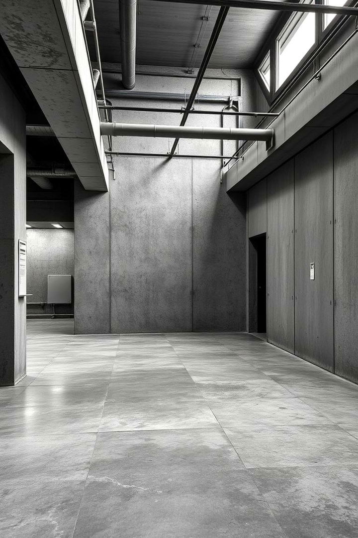Sleek Urban Industrial with Concrete - 22 Floor and Wall Color Ideas