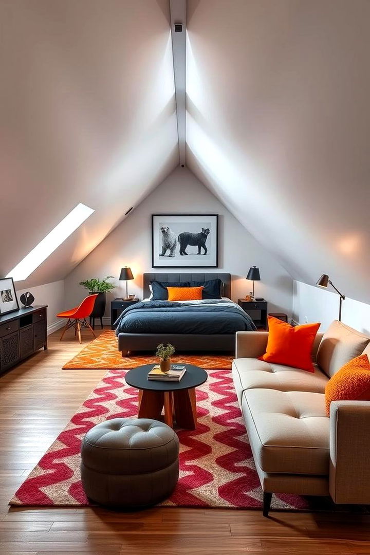 Sleek Urban Loft - 22 Attic Bedroom Ideas