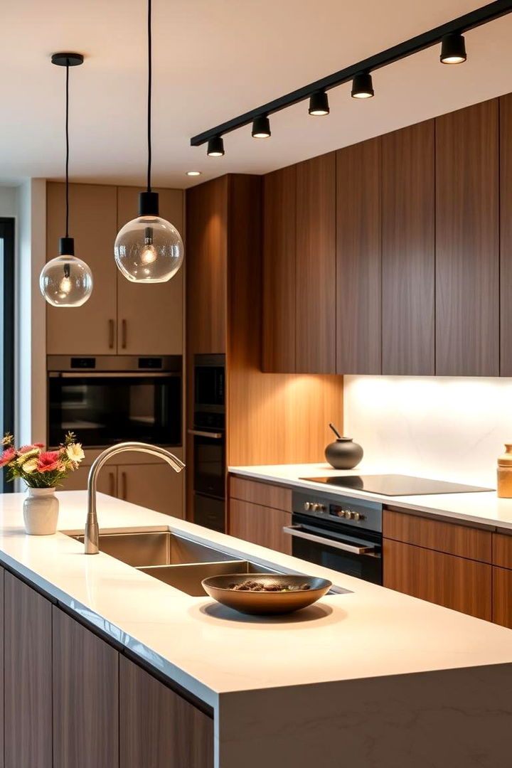 Sleek and Hidden Track Systems - 22 Kitchen Track Lighting Ideas
