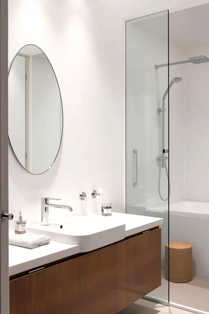 Sleek and Simple Fixtures - 22 Scandinavian Bathroom Ideas