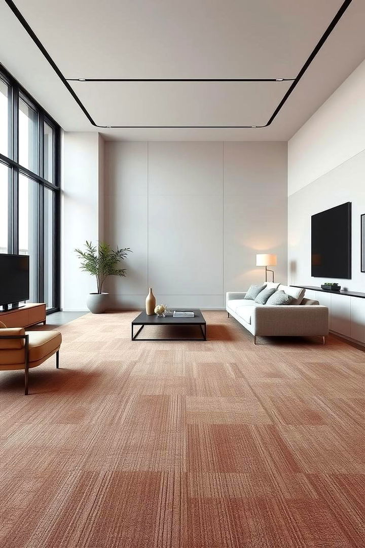 Sleek and Understated Carpet Designs - 22 Living Room Carpet Ideas