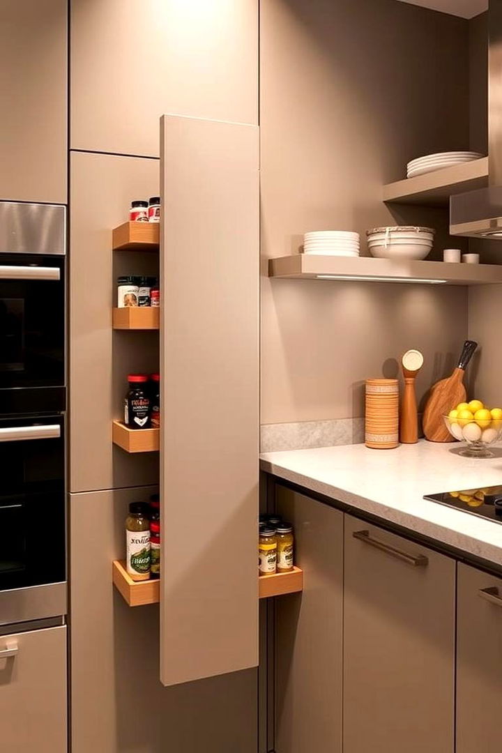 Sliding Door Spice Rack - 22 Spice Rack Ideas