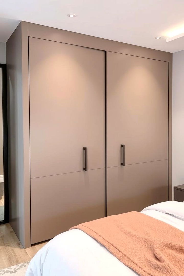 Sliding Door Wardrobe - 22 Built-in Wardrobe Ideas Around a Bed