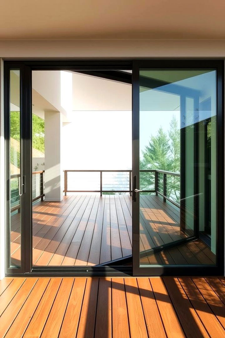 Sliding Glass Panels - 22 Deck Privacy Ideas