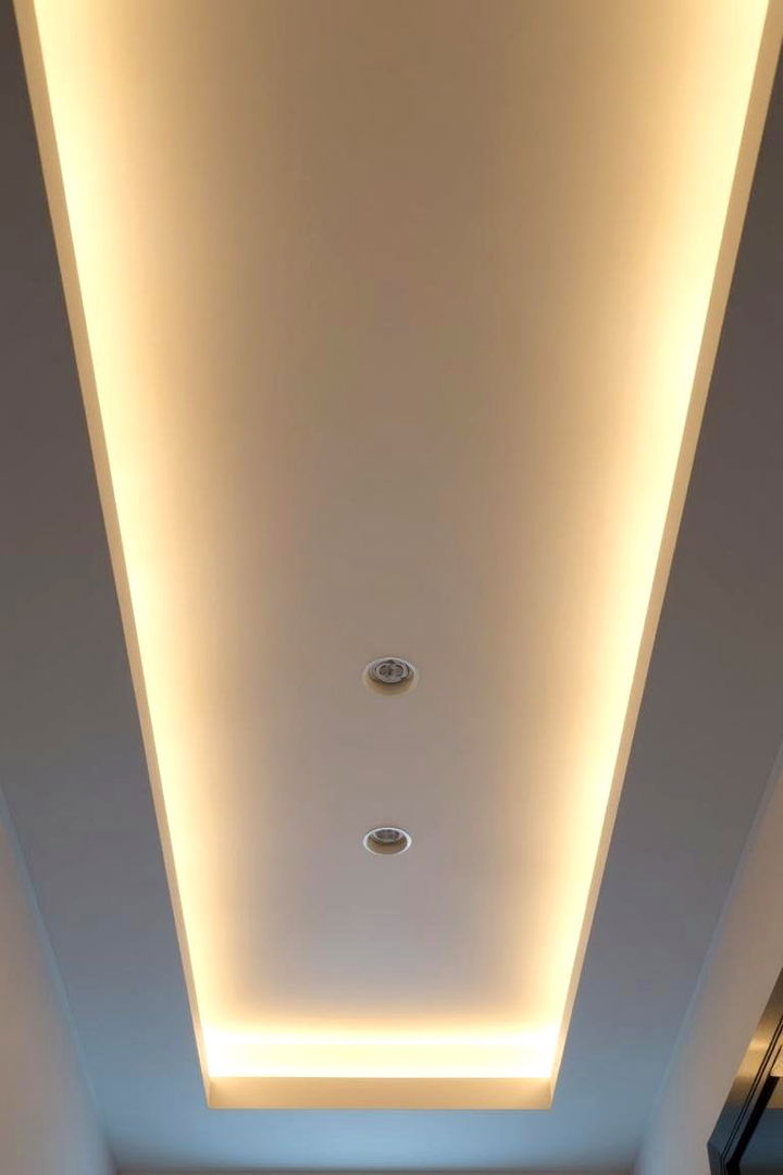 Slim Recessed Strip Lighting - 22 Small Bathroom Lighting Ideas
