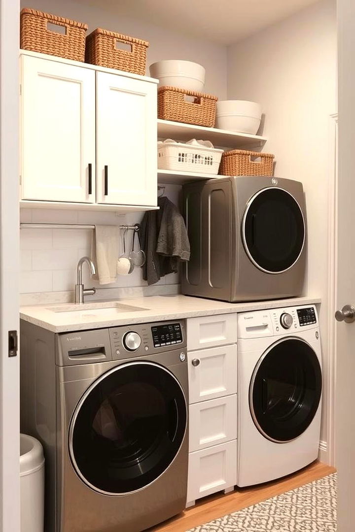 Small Space Maximization Techniques - 22 Laundry Room Decor Ideas