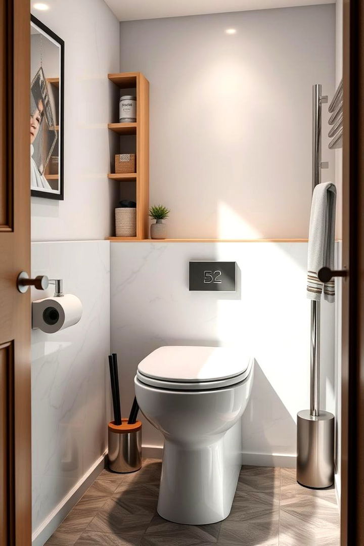 Small Space Maximizer - 22 Downstairs Toilet Ideas