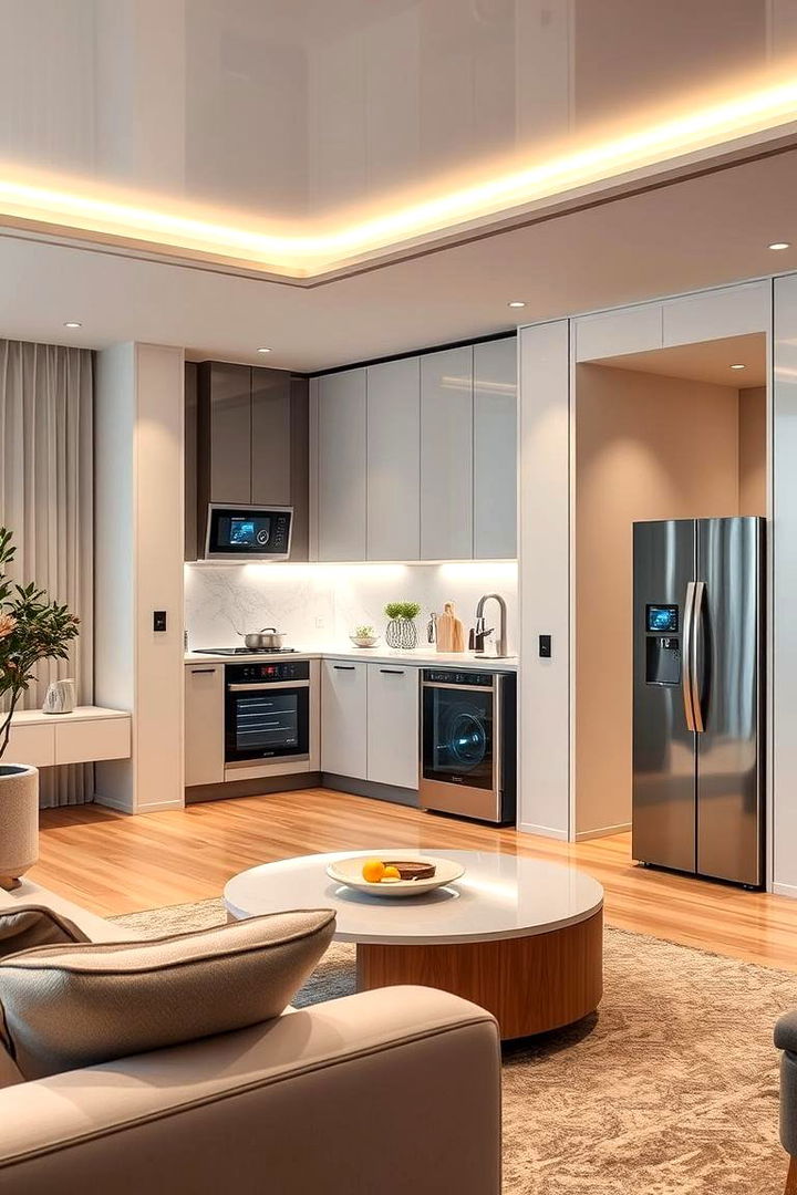 Smart Appliance Integration for Efficiency - 22 Small Apartment Ideas for Guys