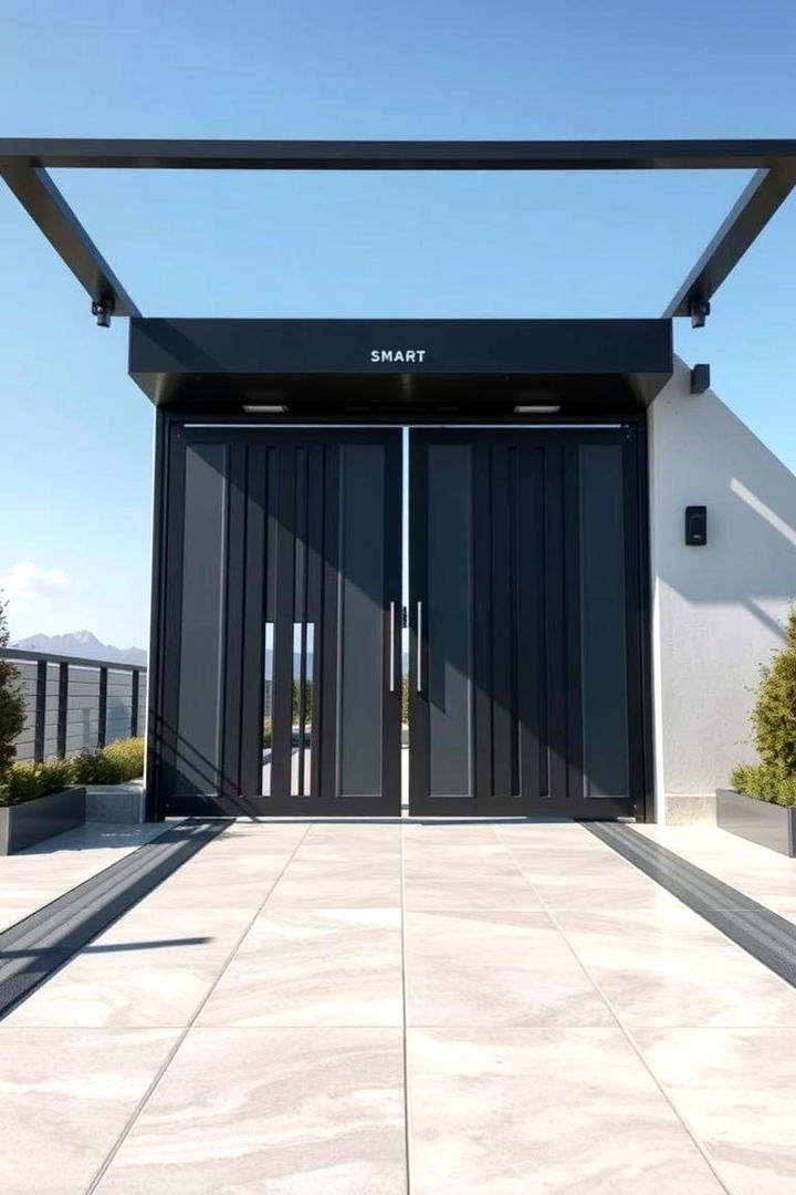 Smart Automatic Gate Integration - 22 Deck Gate Ideas