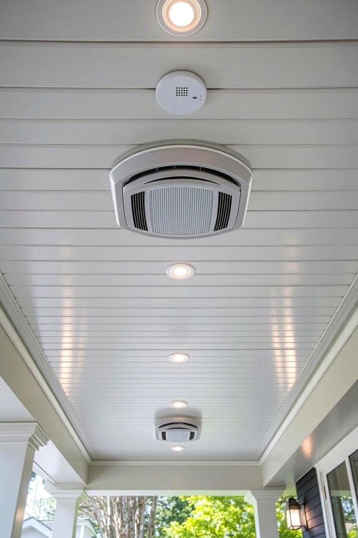 Smart Ceiling Integration - 22 Porch Ceiling Ideas
