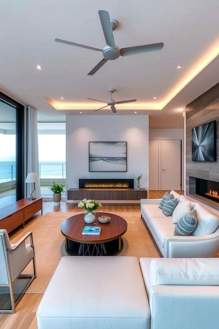 Smart Coastal Technology - 22 Beach House Living Room Ideas