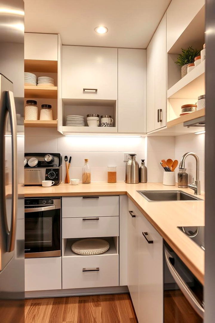 Smart Compact Organization - 22 Japanese Style Kitchen Ideas