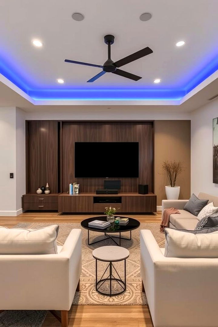 Smart Entertainment Zones - 22 Hamptons Living Room Ideas