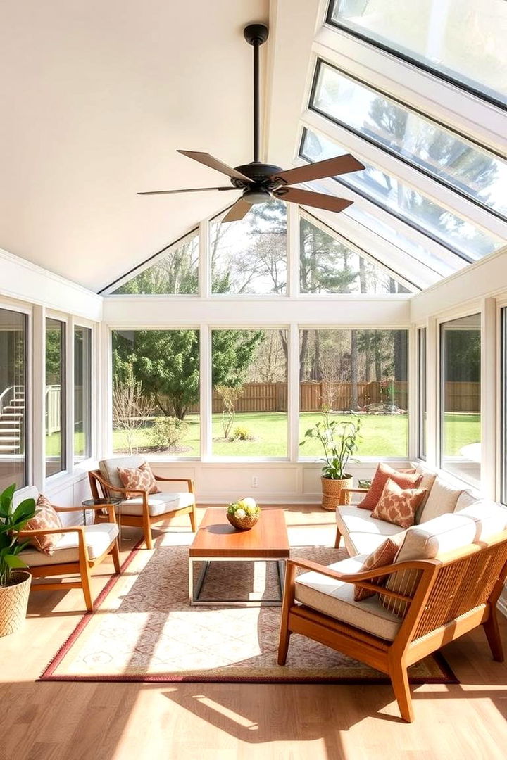 Smart Functional Layout - 22 Mid-century Modern Sunroom Ideas