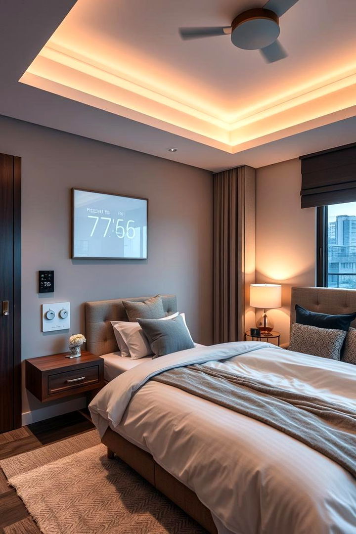 Smart Home Features for Effortless Comfort - 22 Relaxing Bedroom Ideas
