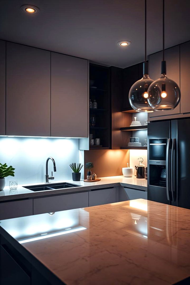 Smart Home Integrated Lighting - 22 Kitchen Lighting Ideas