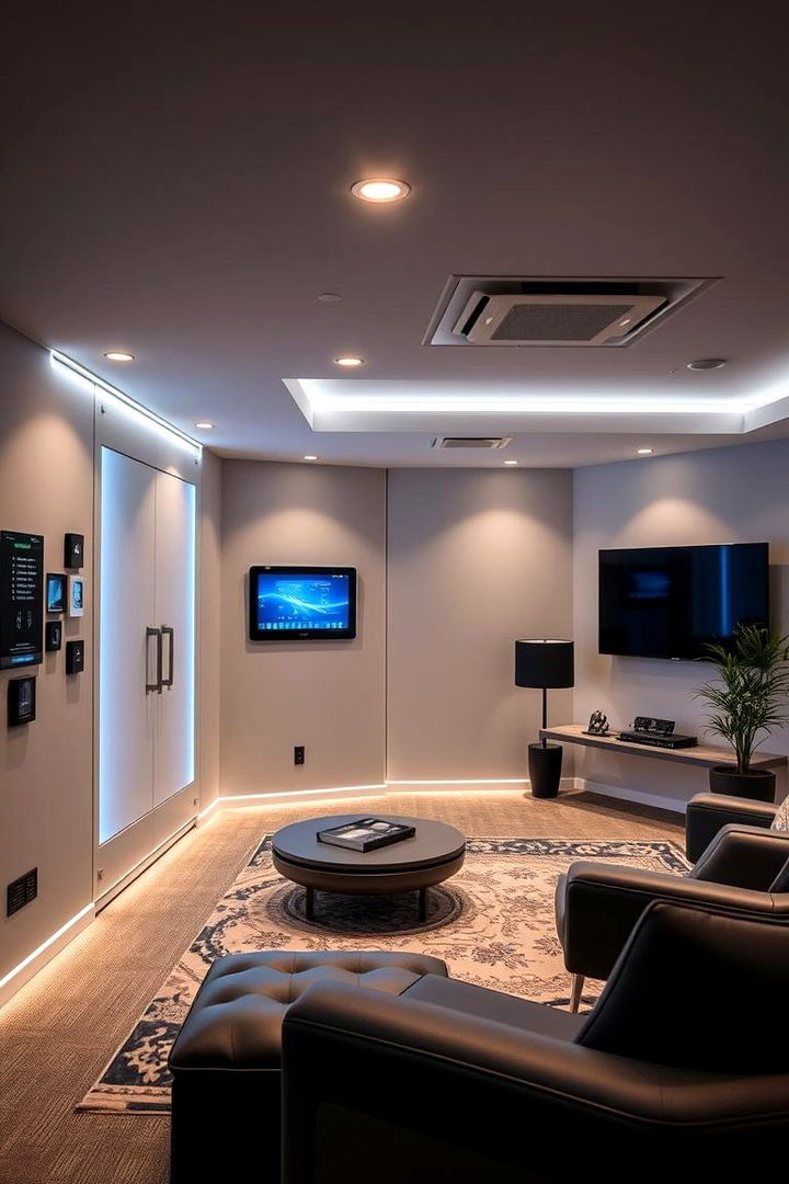 Smart Home Integration - 22 basement decorating ideas