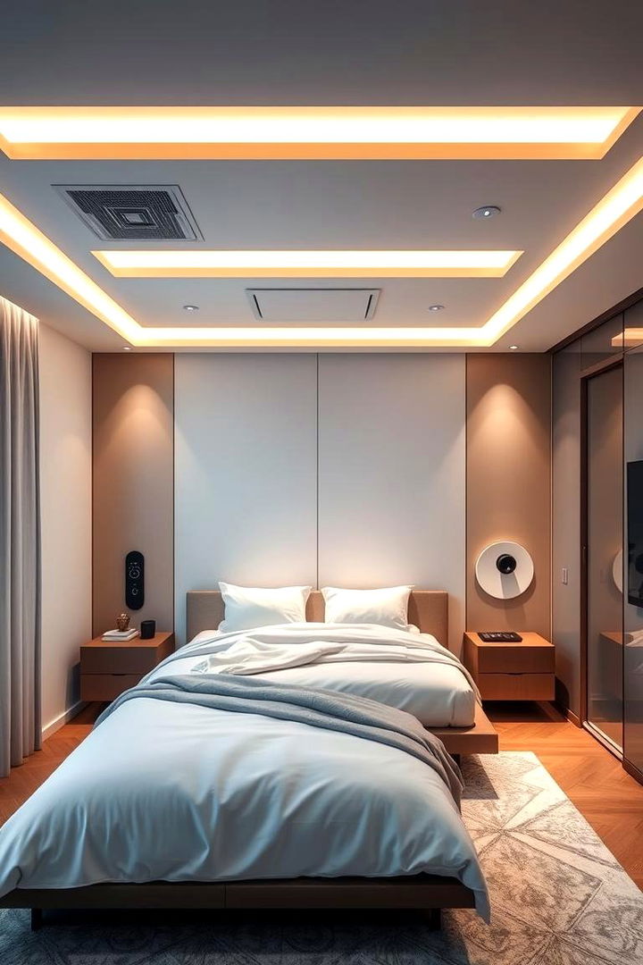 Smart Home Integration - 22 luxury modern bedroom ideas