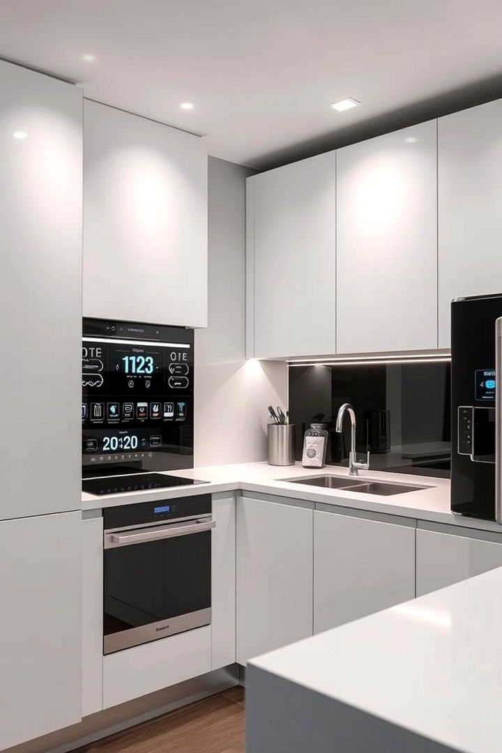 Smart Home Integration - 22 Parallel Modular Kitchen Design Ideas