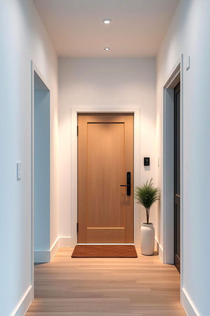 Smart Home Integration - 22 Scandinavian Entryway Ideas