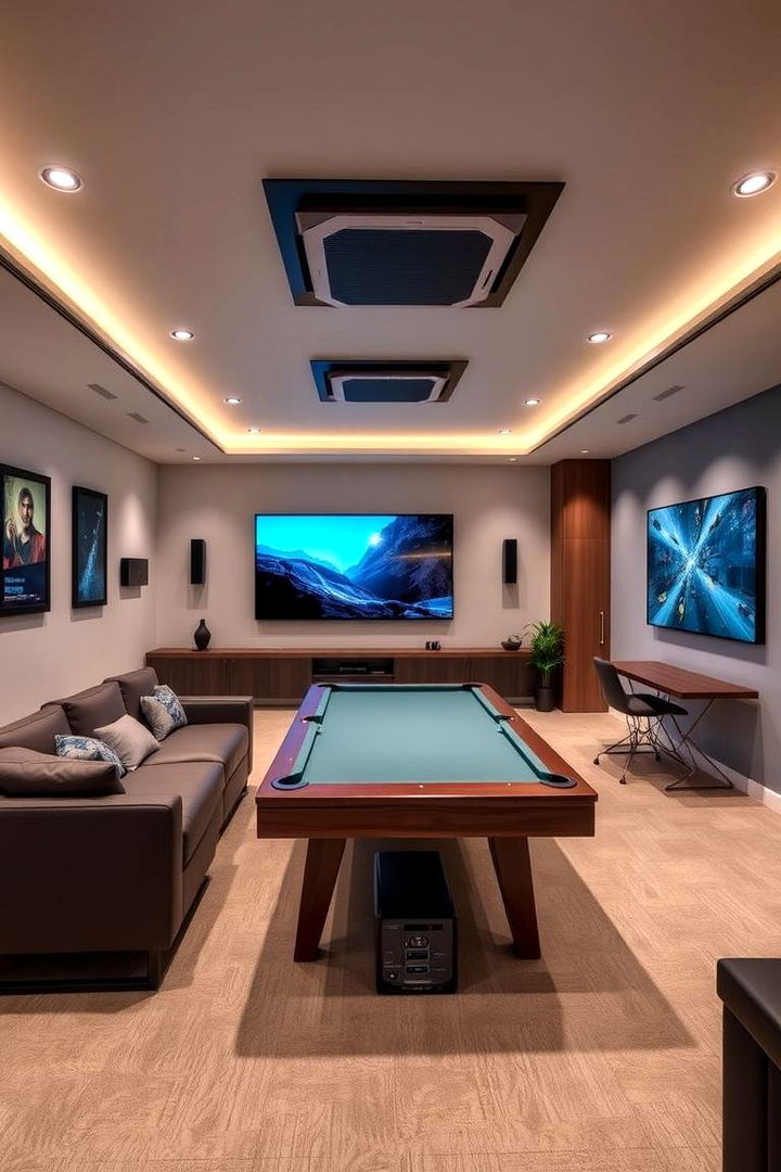 Smart Home Integration - 22 Small Game Room Ideas