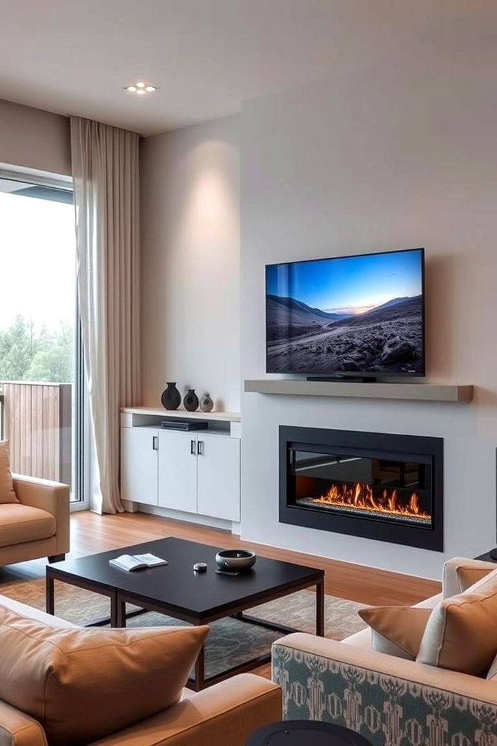 Smart Home Integration - 22 Tv Over Fireplace Ideas