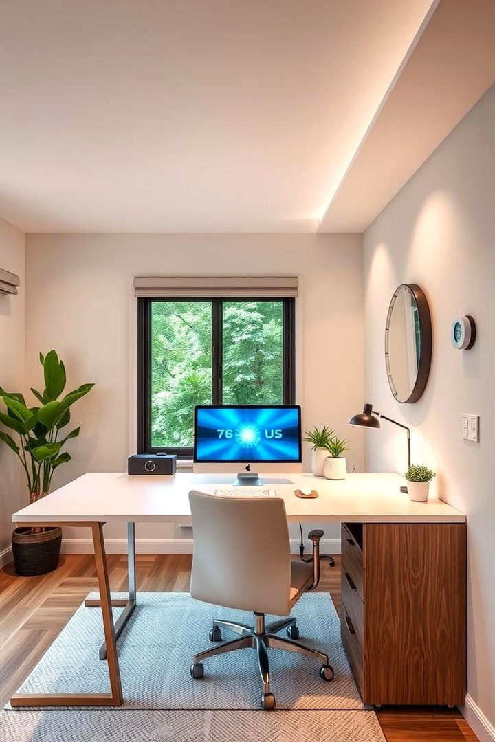 Smart Home Technology Integration for Efficiency - 22 Green Home Office Ideas