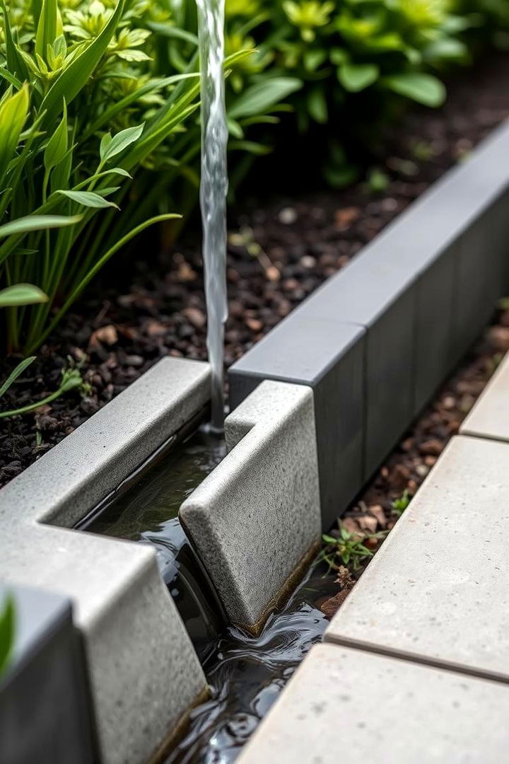 Smart Irrigation Integrated Edges - 22 Modern Garden Edging Ideas