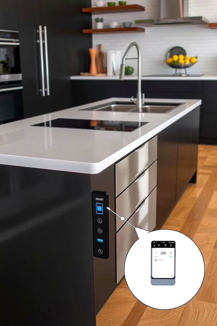 Smart Kitchen Innovations - 22 Black Kitchen Islands