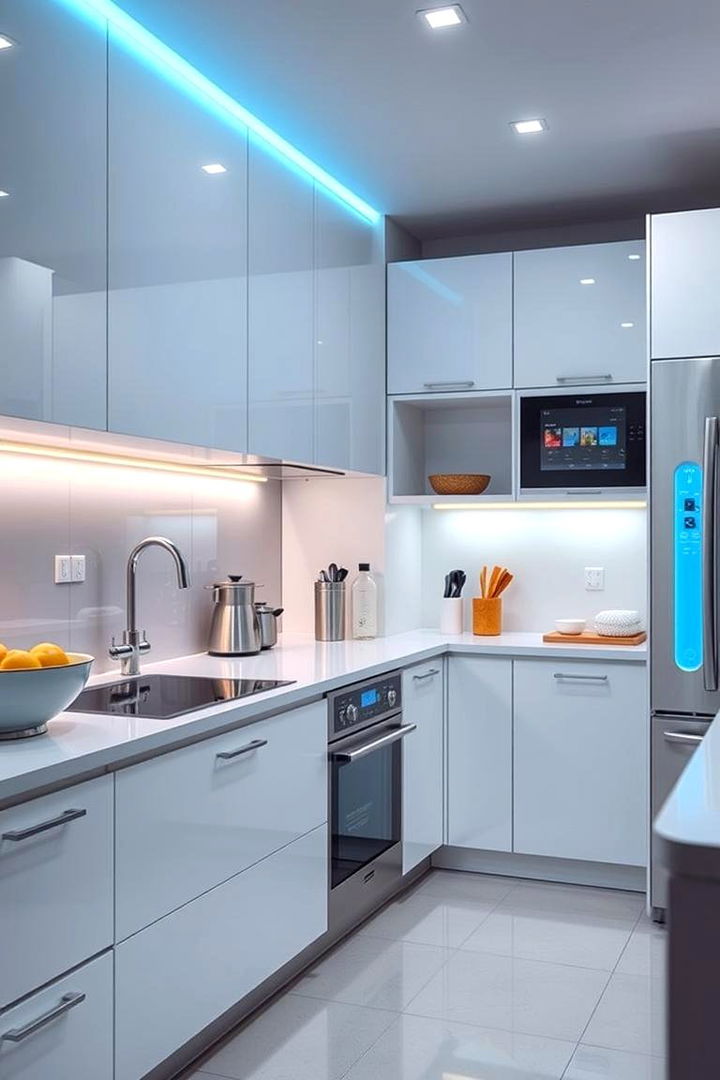 Smart Kitchen Layout with Tech - 22 Kitchen Layout Ideas