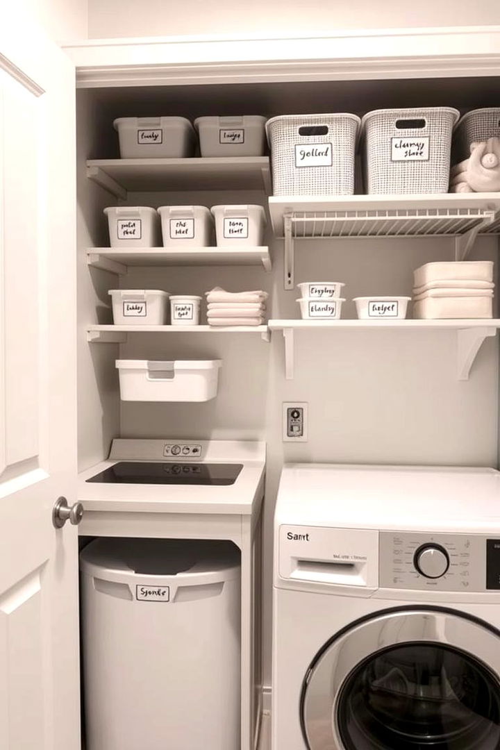 Smart Labeling Techniques - 22 Laundry Room Storage Ideas