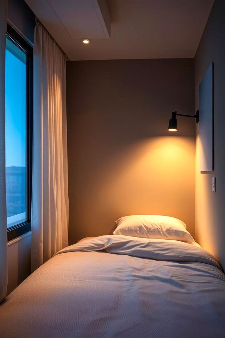 Smart Lighting Options - 22 small guest room ideas