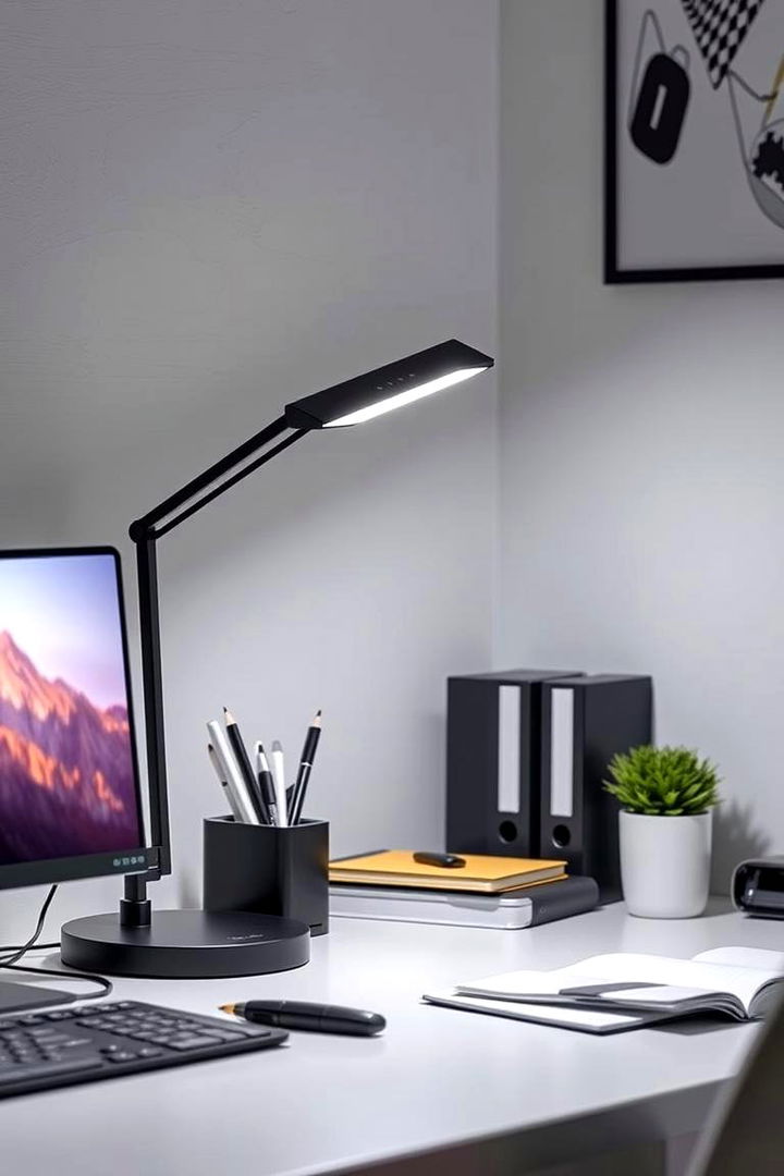 Smart Lighting Solutions - 22 Desk Organization Ideas