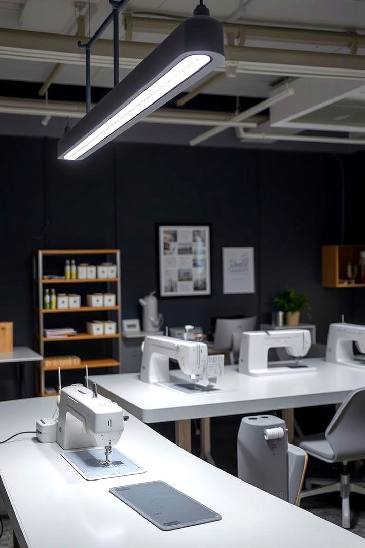 Smart Lighting for Precision - 22 Sewing Room Ideas