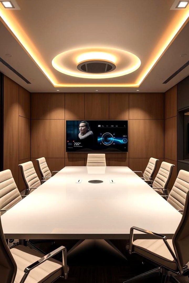 Smart Meeting Spaces with Automation - 22 Conference Room Design Ideas and Inspiration