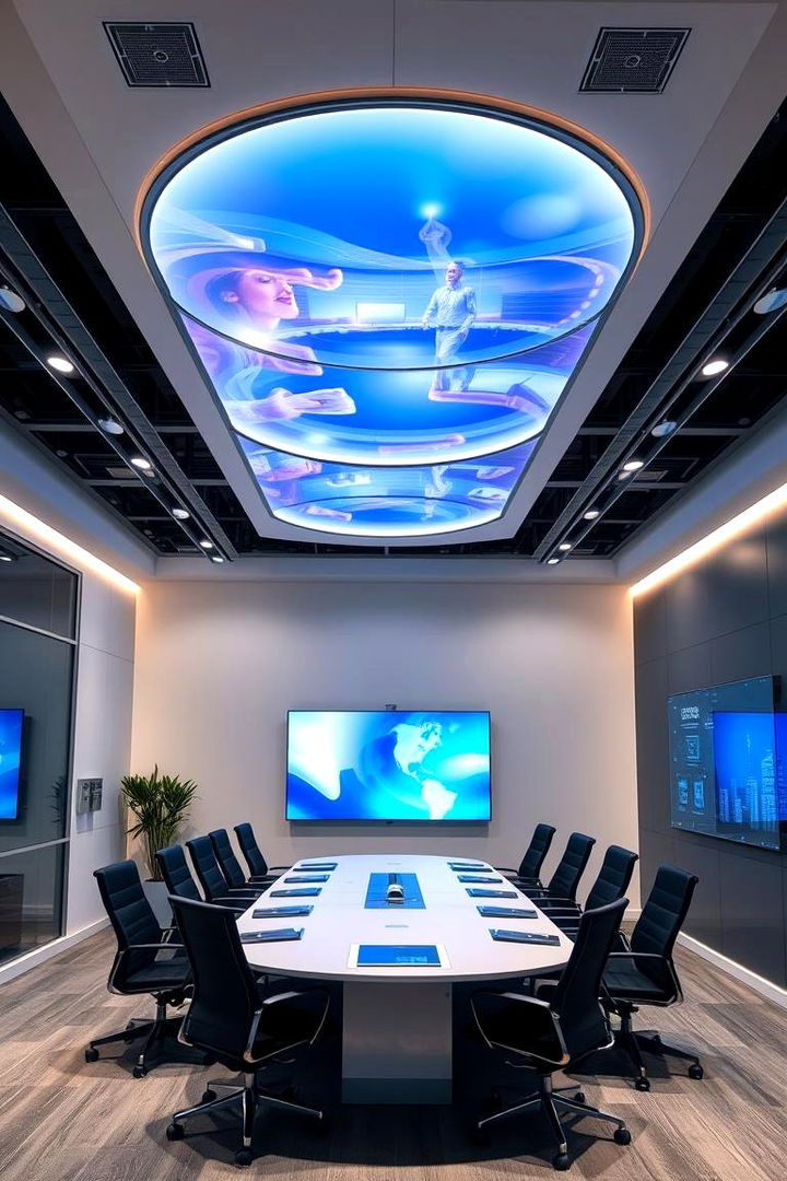 Smart Office Technology Integration - 22 Office Interior Design Ideas