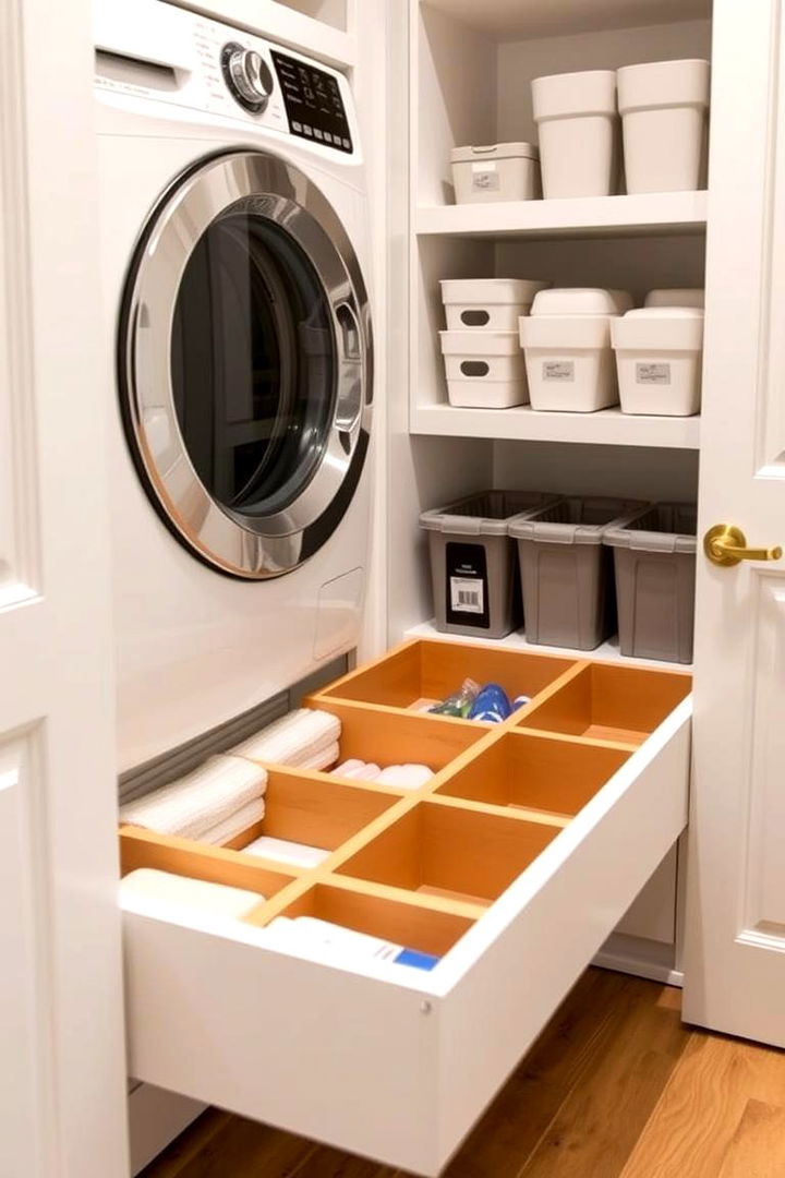 Smart Organized Drawer Inserts - 22 Laundry Room Cabinet Ideas