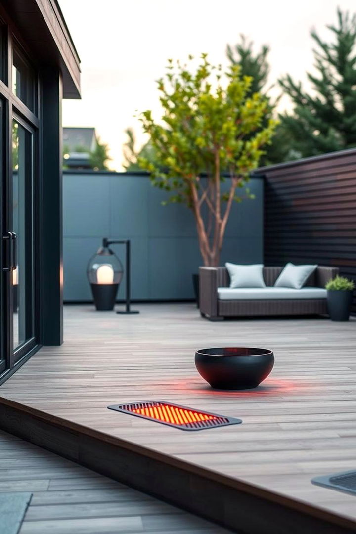 Smart Outdoor Heating - 22 Small Deck Ideas