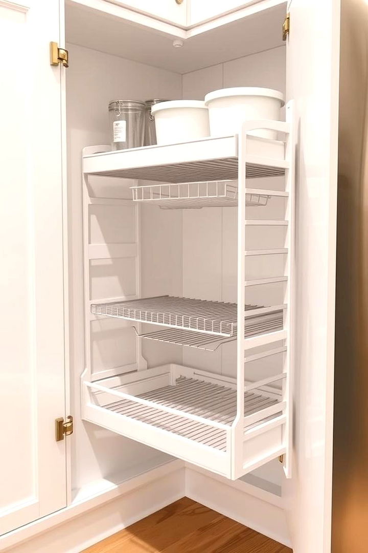 Smart Pull Out Racks - 22 Blind Corner Kitchen Cabinet Ideas