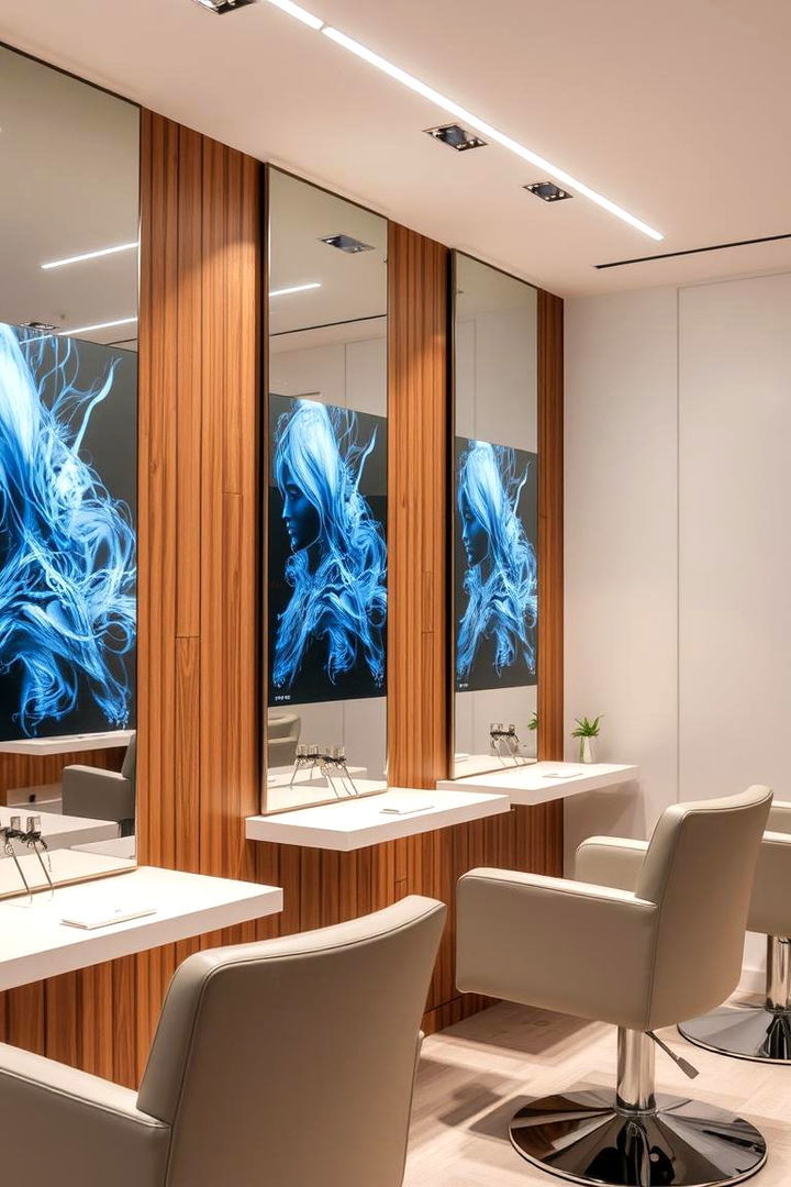 Smart Salon Technology - 22 Small Salon Interior Design Ideas