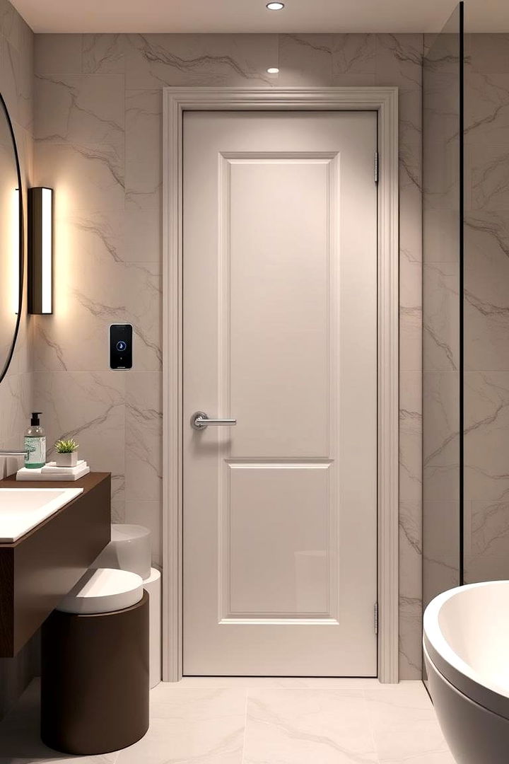 Smart Sensor Privacy Doors - 22 Bathroom Door Ideas