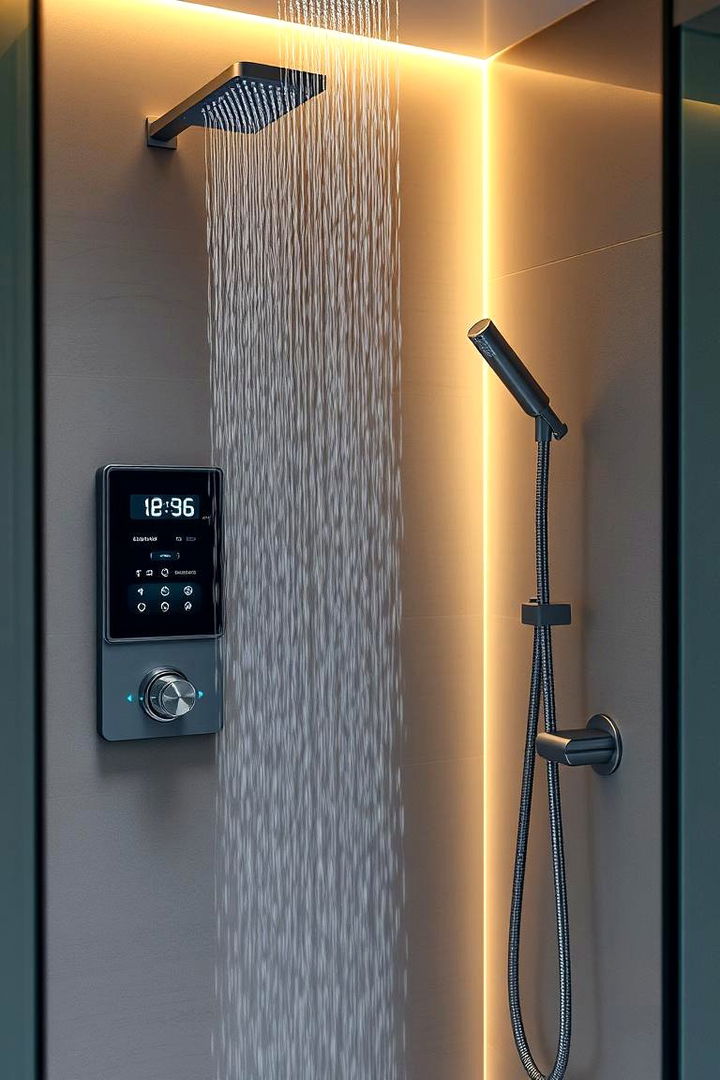 Smart Shower Systems Integration - 22 Small Bathroom Walk-in Shower Ideas
