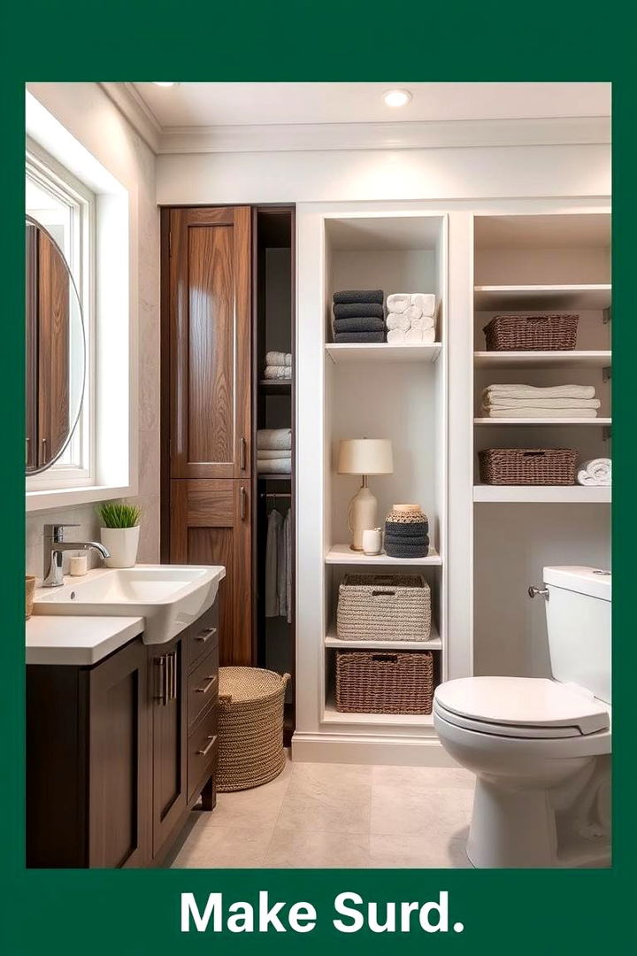 Smart Storage Solutions - 22 Modern Bathroom Ideas