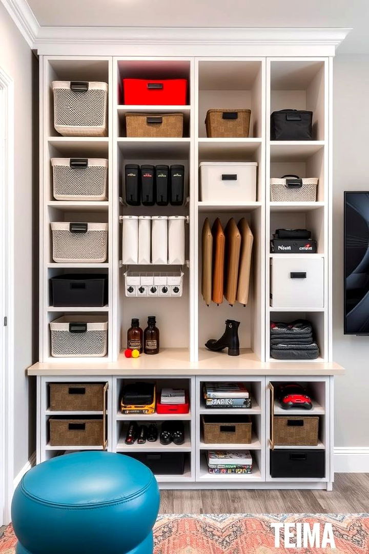 Smart Storage Solutions - 22 Small Game Room Ideas