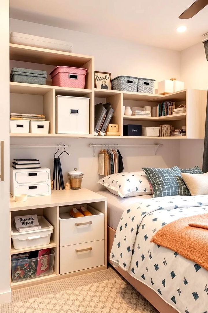Smart Storage Solutions - 22 Student Bedroom Design Ideas