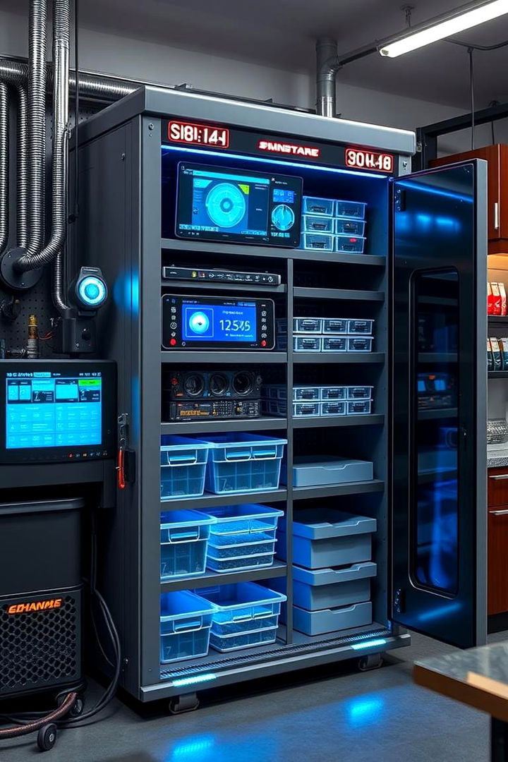 Smart Storage with Digital Tracking - 22 Power Tool Storage Ideas