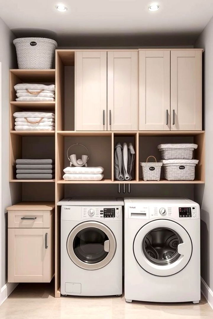 Smart Storage with Modular Units - 22 Laundry Closet Ideas